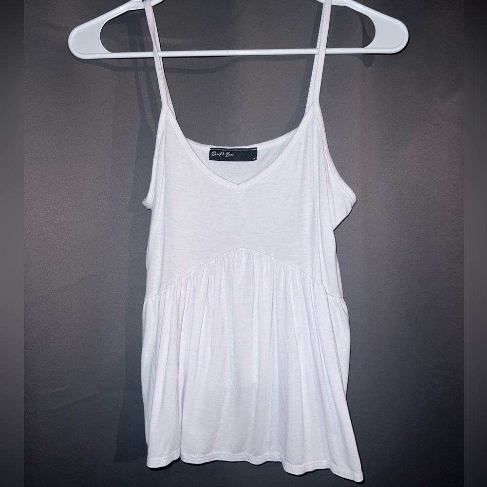 White tank top